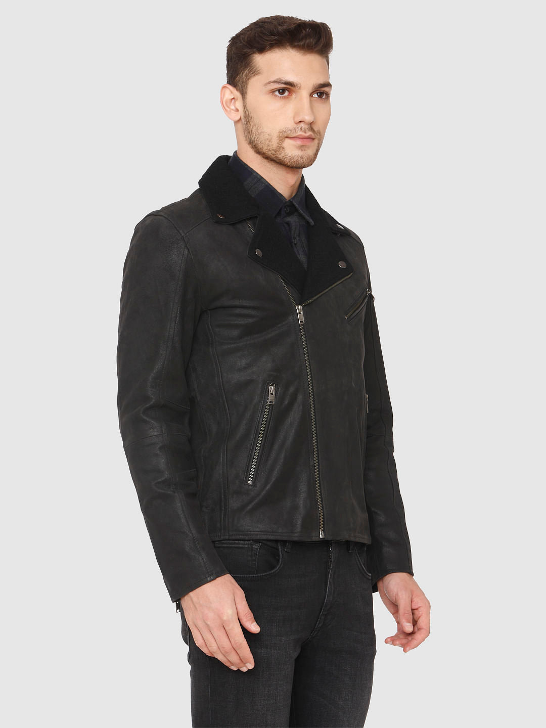 Black Biker Jacket
