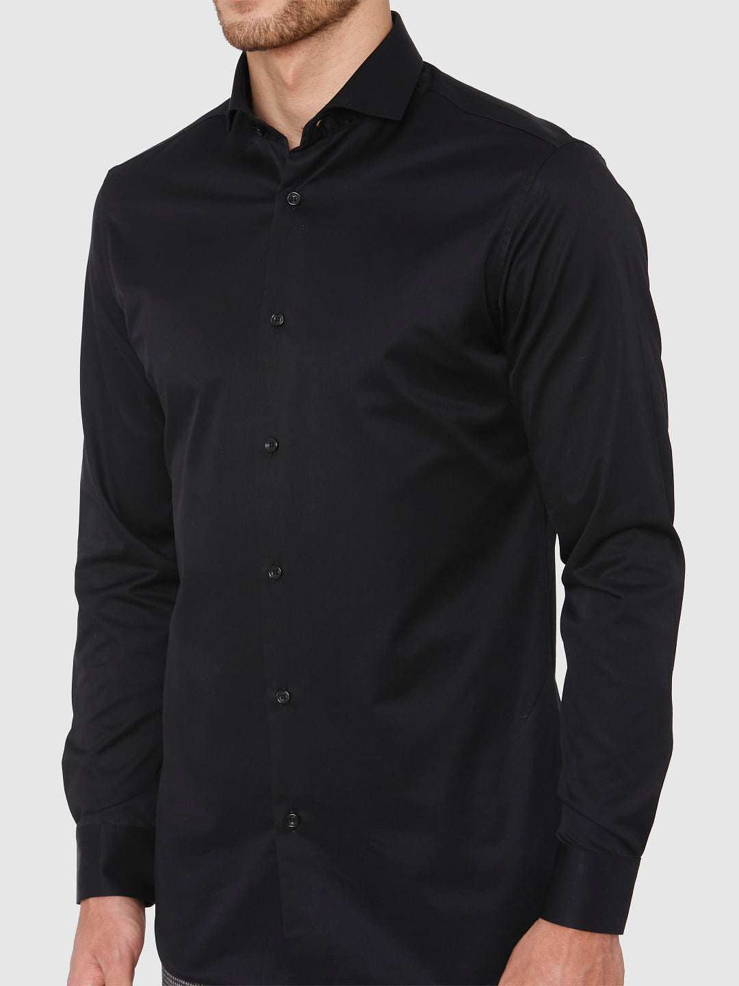 Black Full Sleeves Shirt