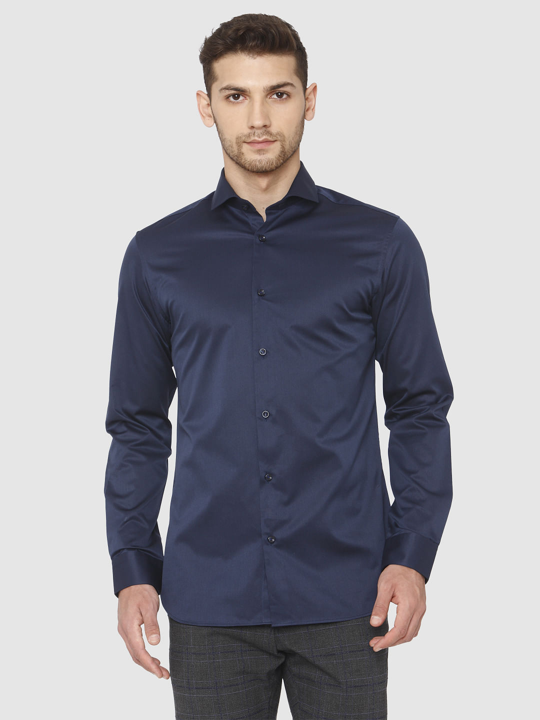 Blue Full Sleeves Shirt