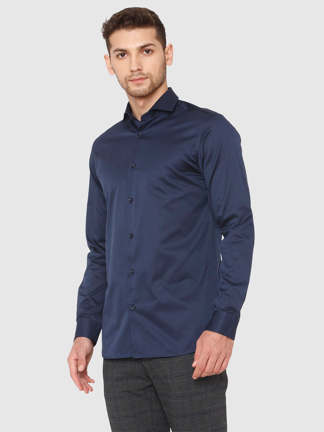Blue Full Sleeves Shirt