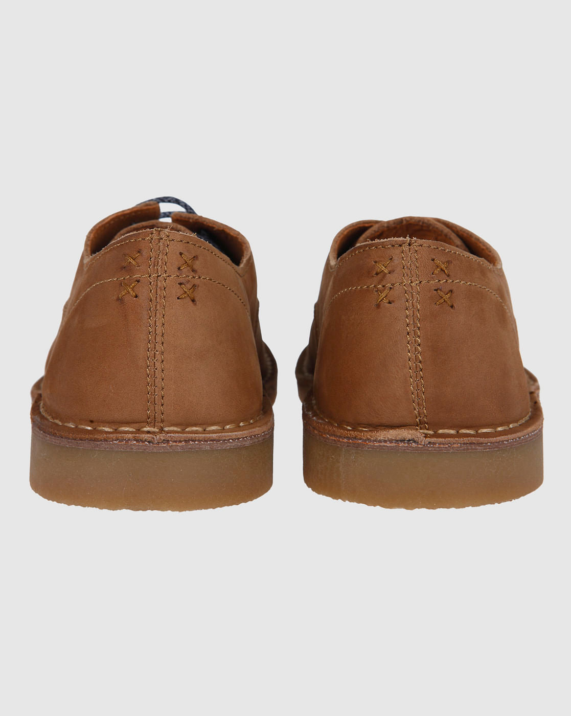Brown Leather Derby Formal Shoes