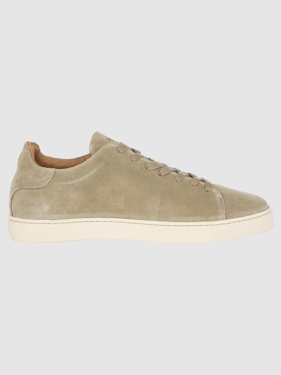 Beige Suede Sneakers