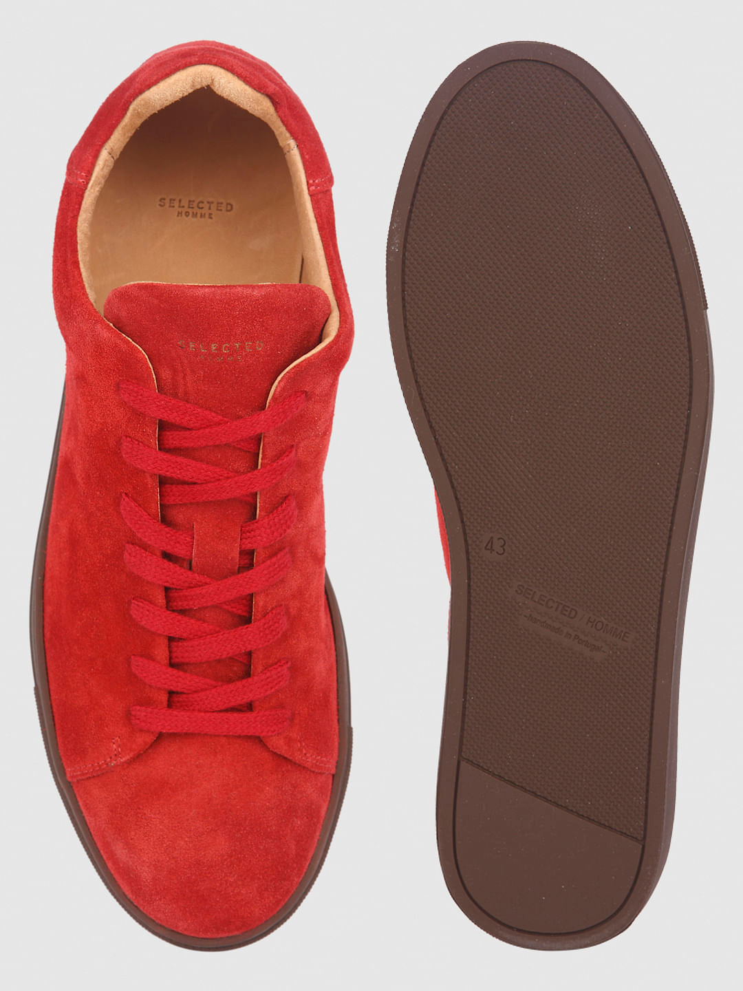 Red Suede Sneakers