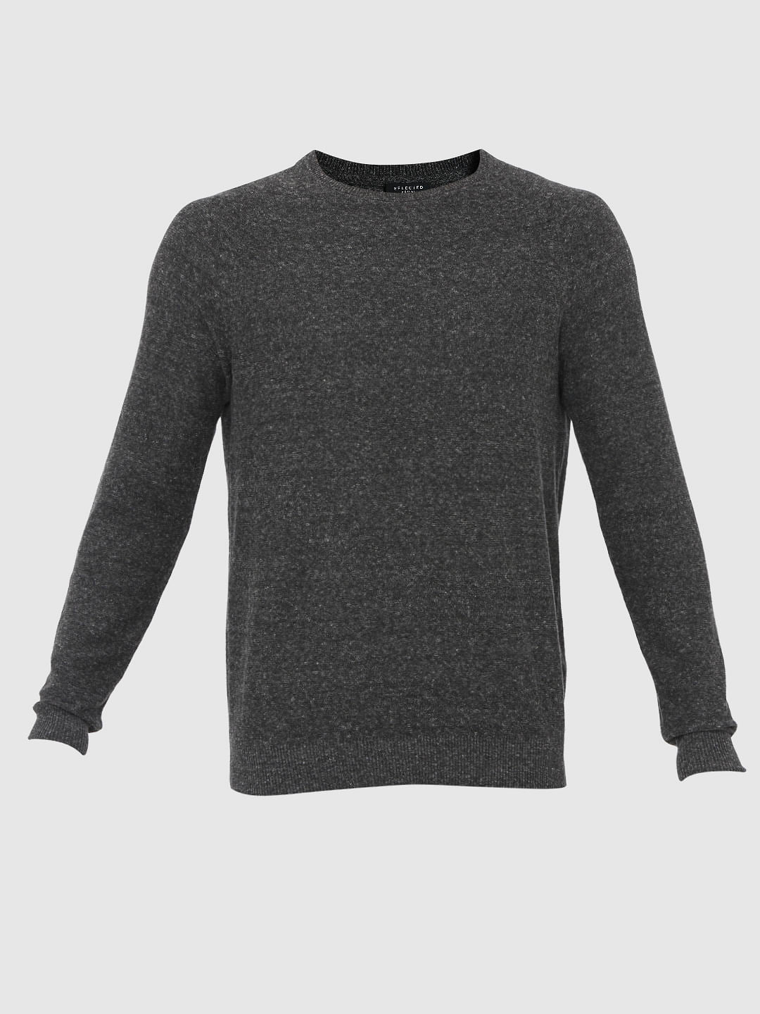 Black Crew Neck Pullover