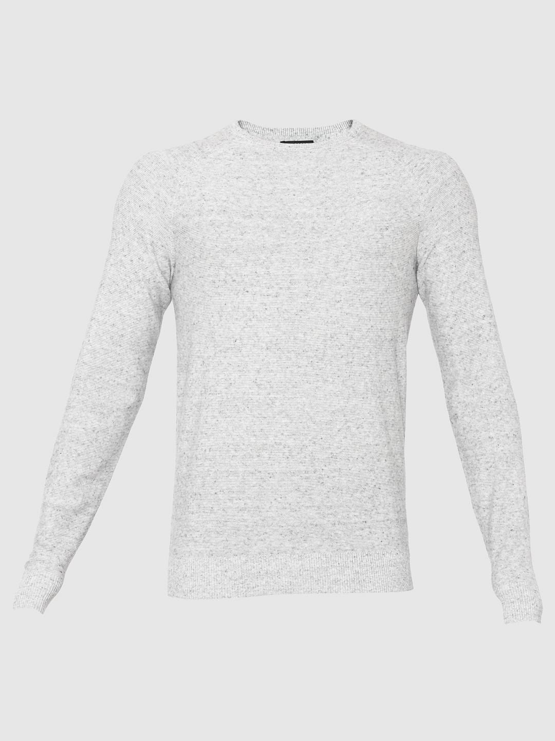 Light Grey Crew Neck Pullover