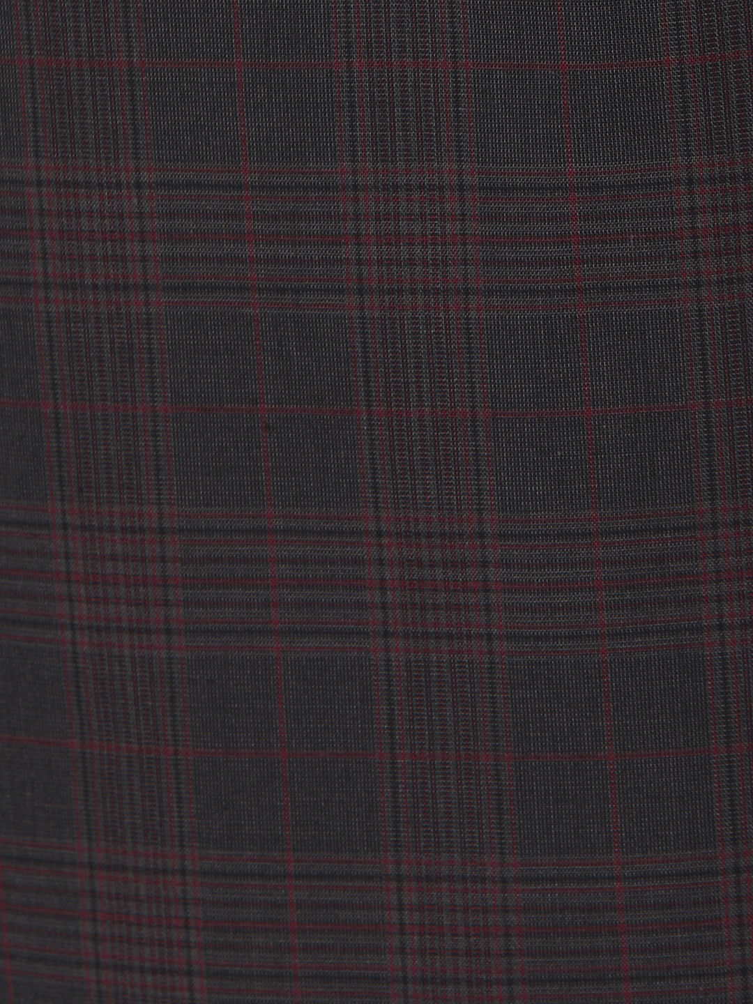 Grey Check Full Sleeves Shirt