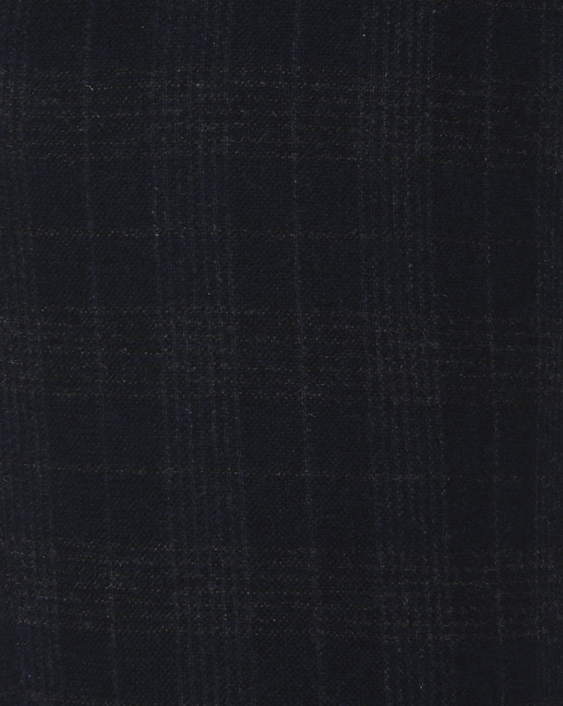 Navy Blue Check Formal Trousers