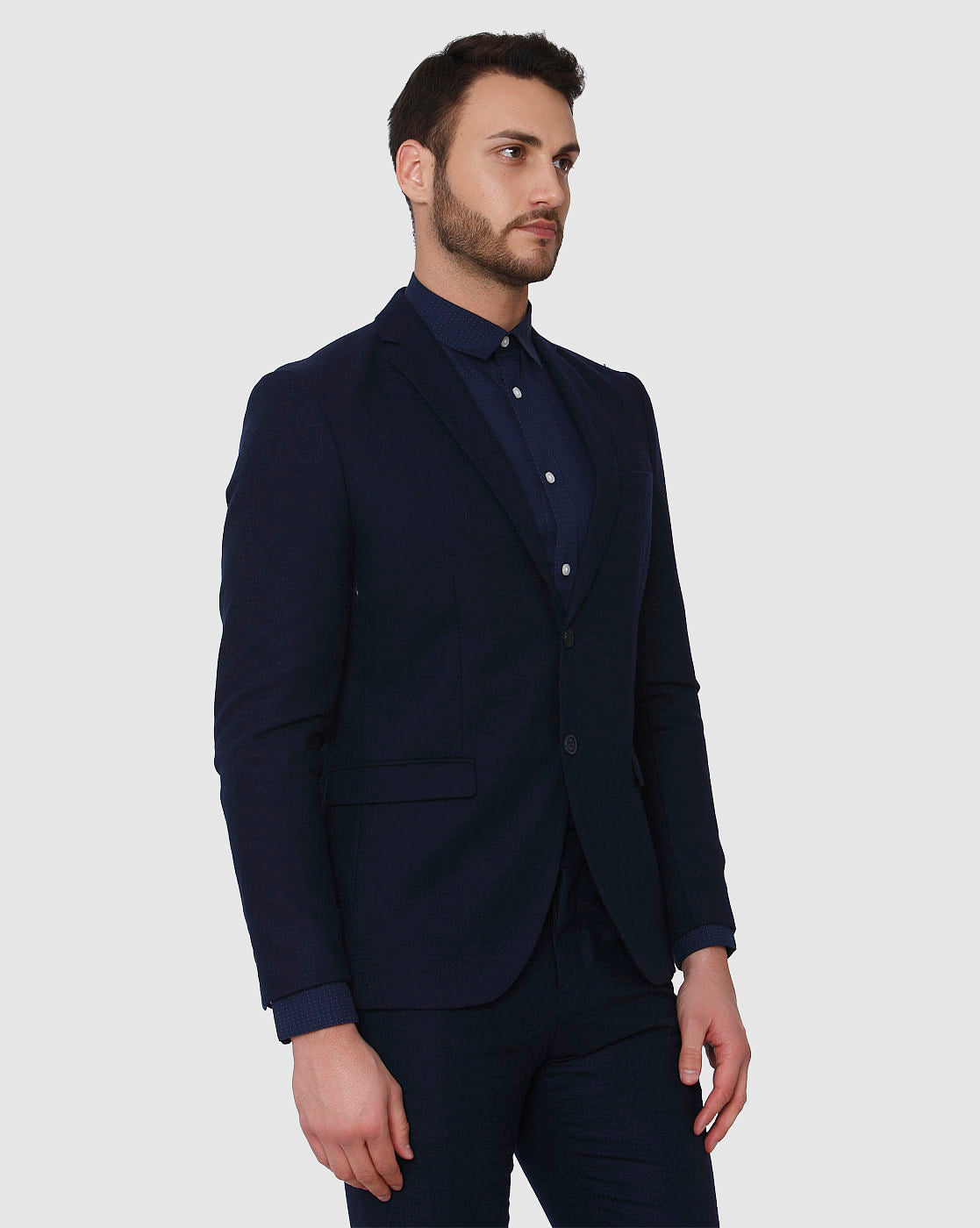 Navy Blue Formal Slim Fit Blazer