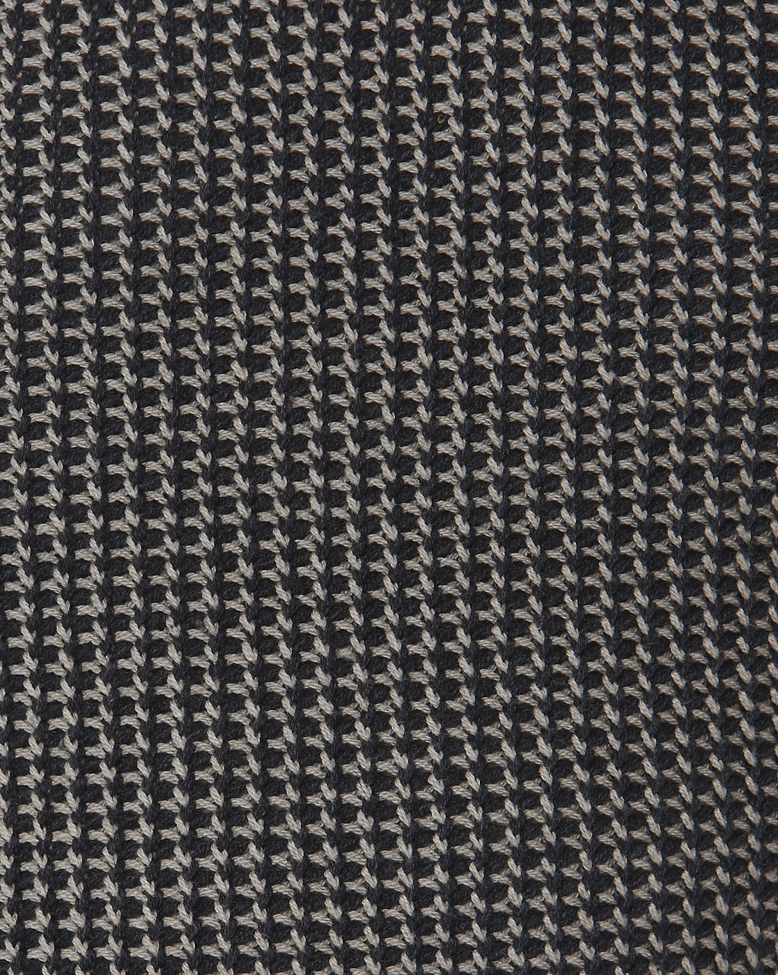 Black Textured Crew Neck Pullover