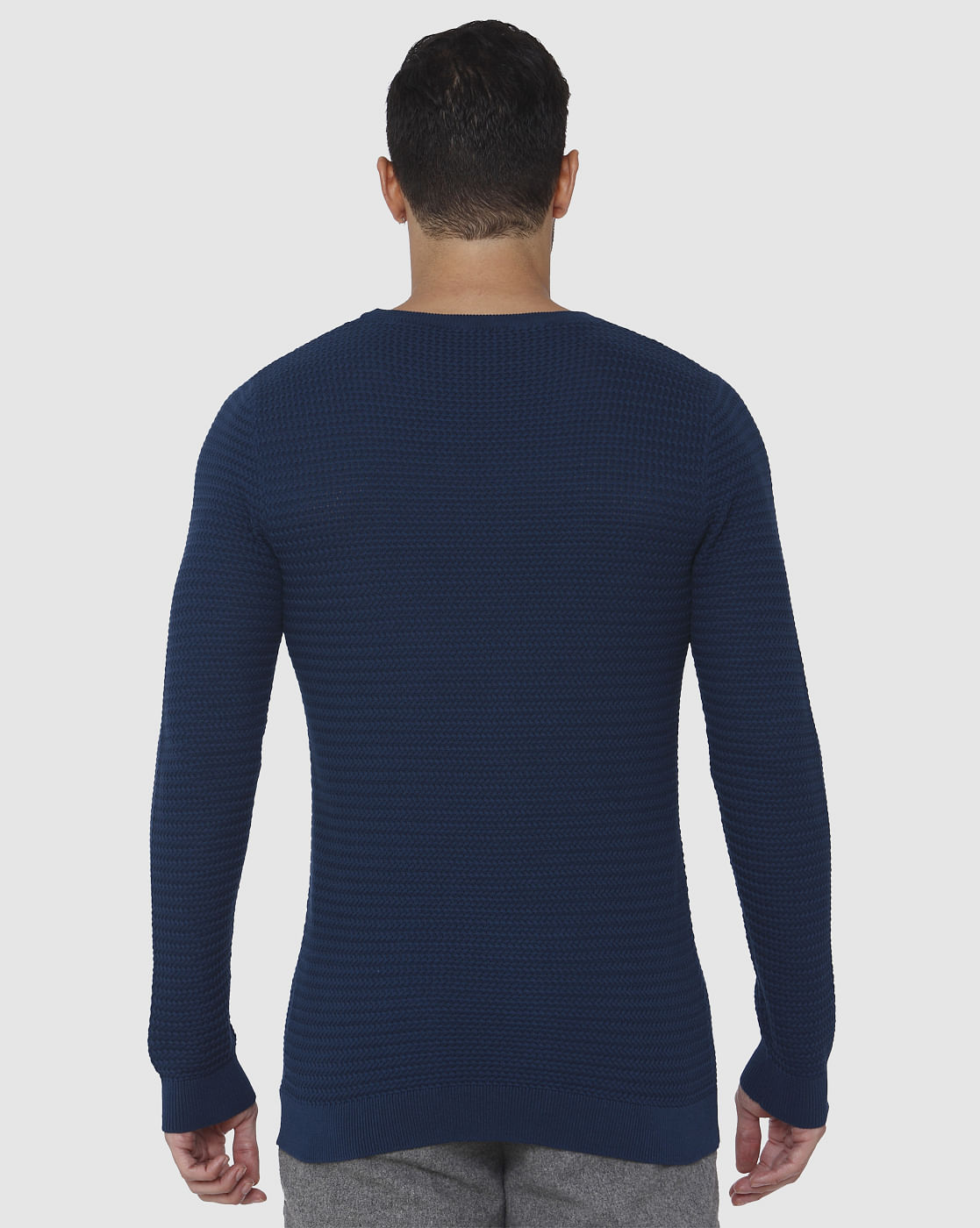 Blue Crew Neck T-Shirt