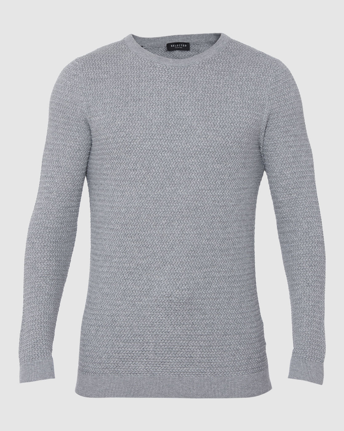 Grey Crew Neck T-Shirt