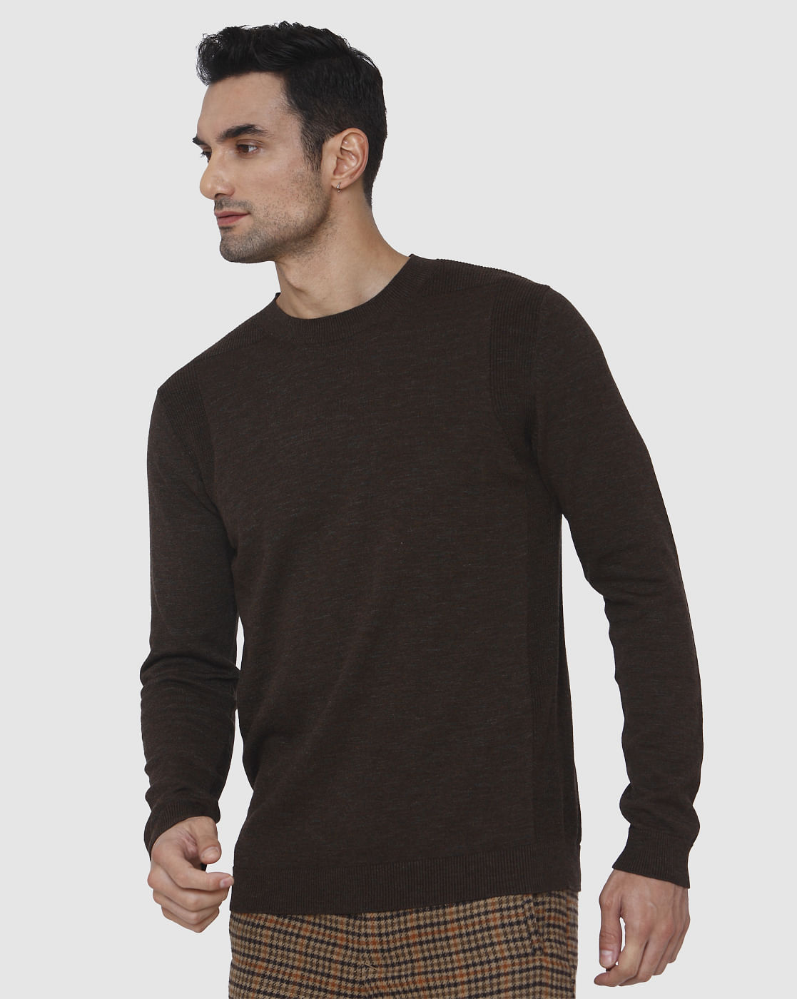 Brown Crew Neck T-Shirt