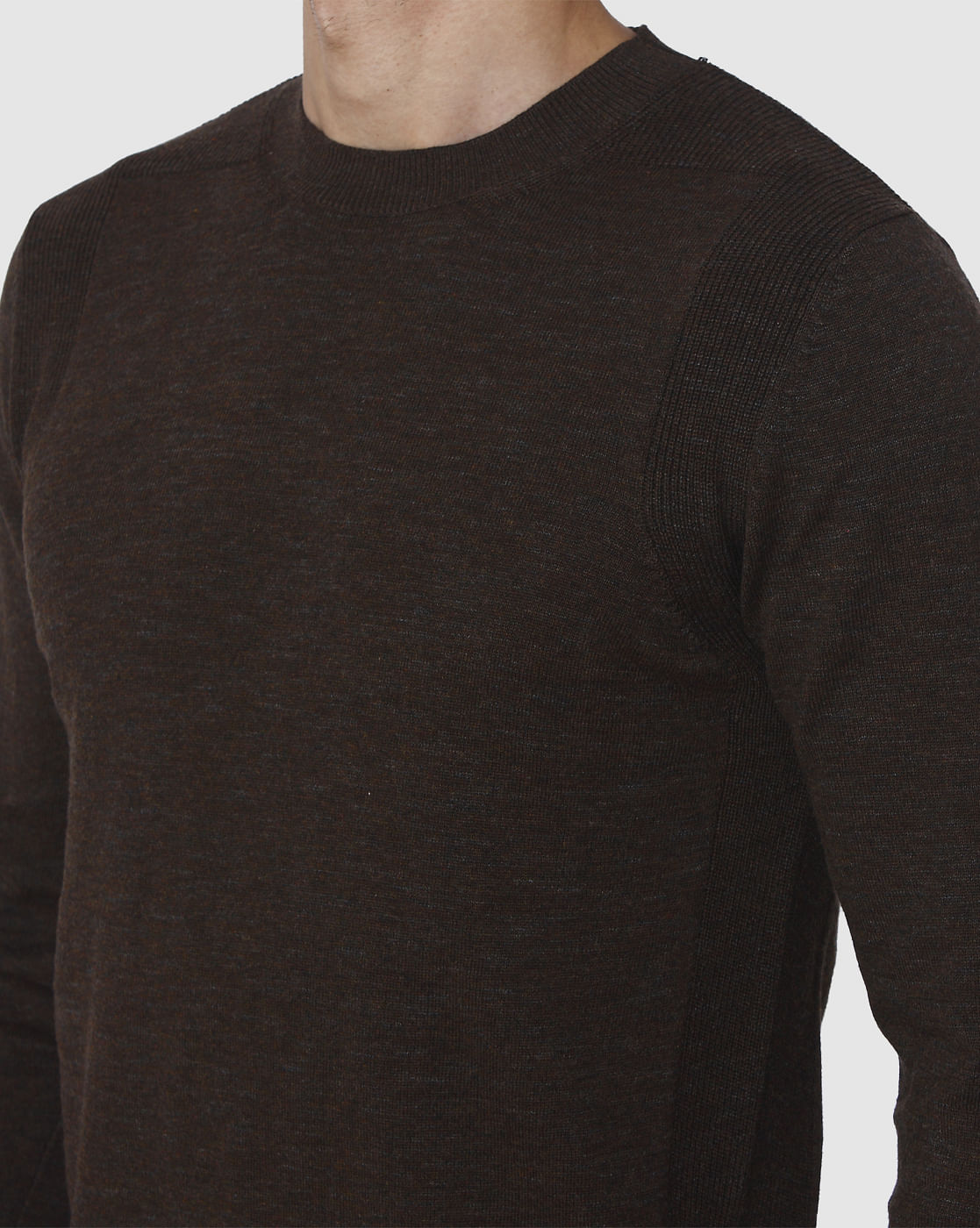 Brown Crew Neck T-Shirt