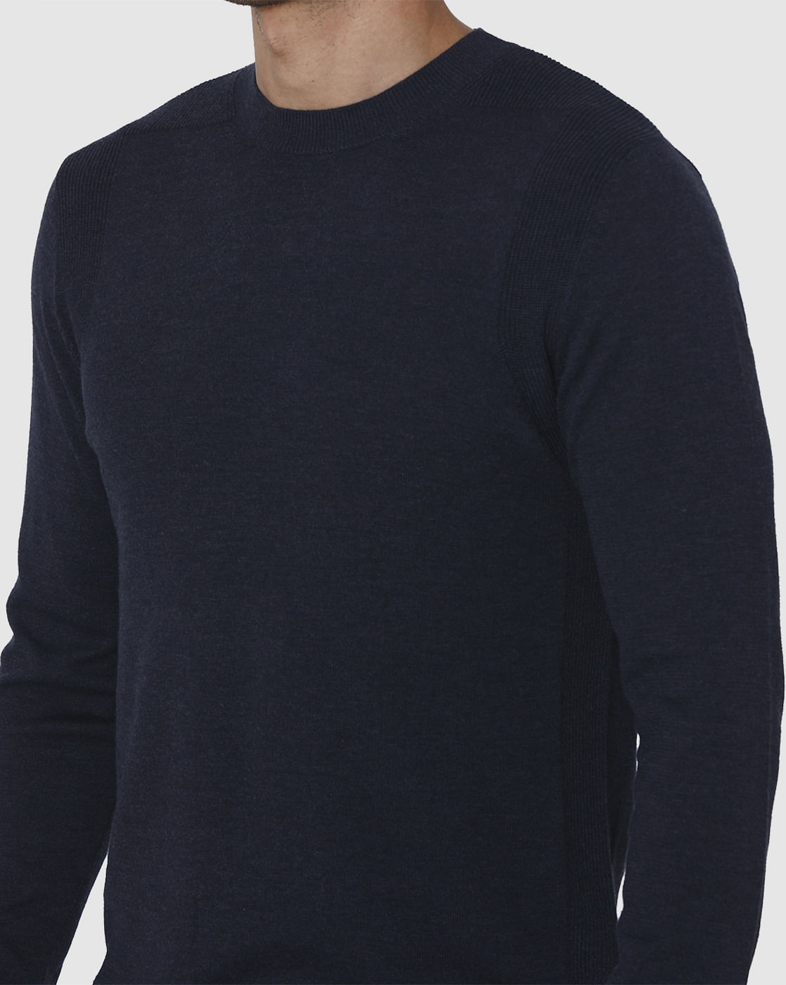 Blue Crew Neck T-Shirt