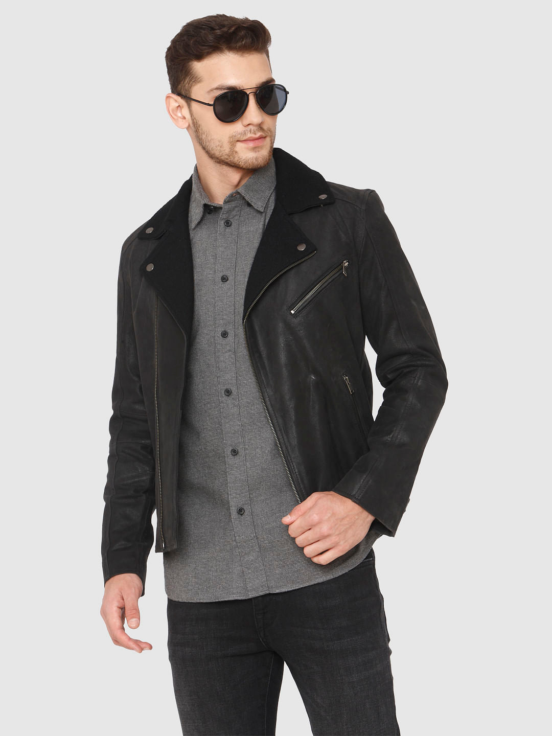 Grey Full Sleeves Shirt
