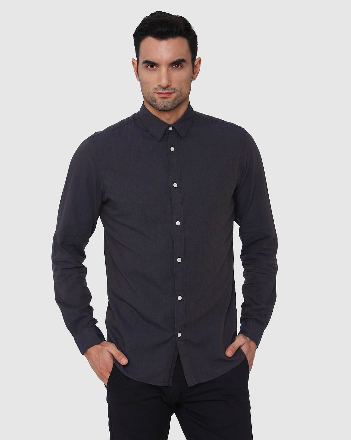 Blue Full Sleeves Shirt