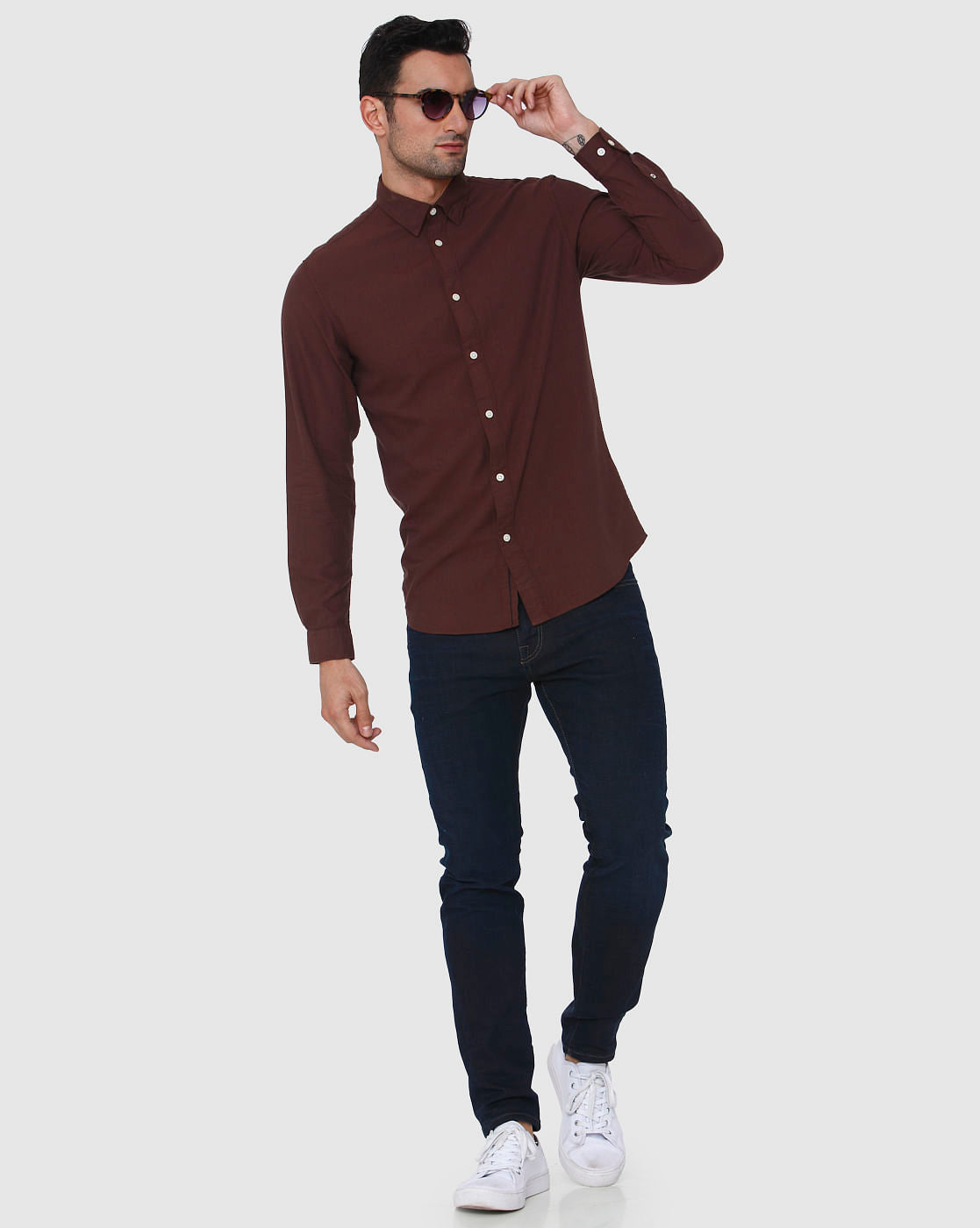 Red Full Sleeves Shirt