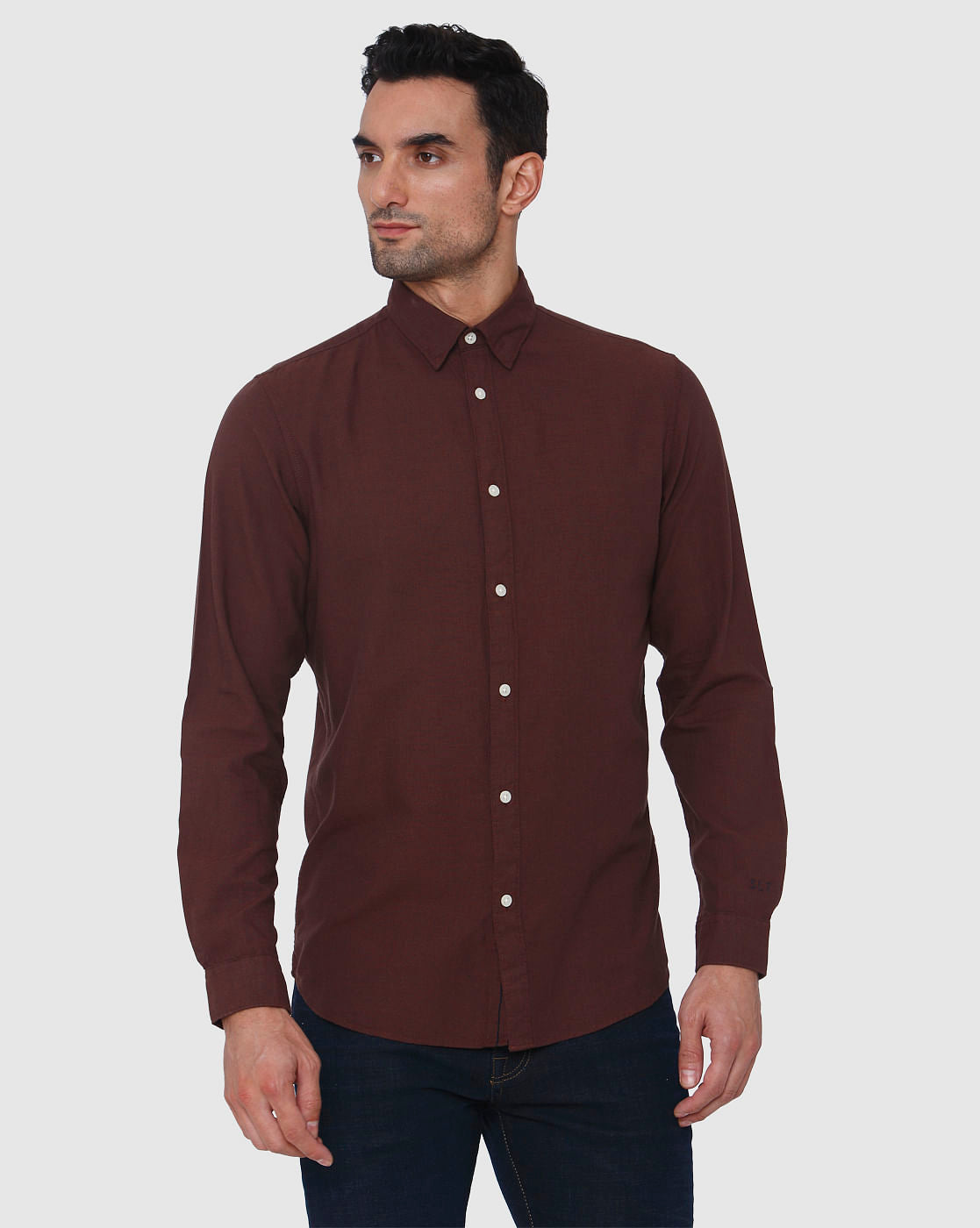 Red Full Sleeves Shirt