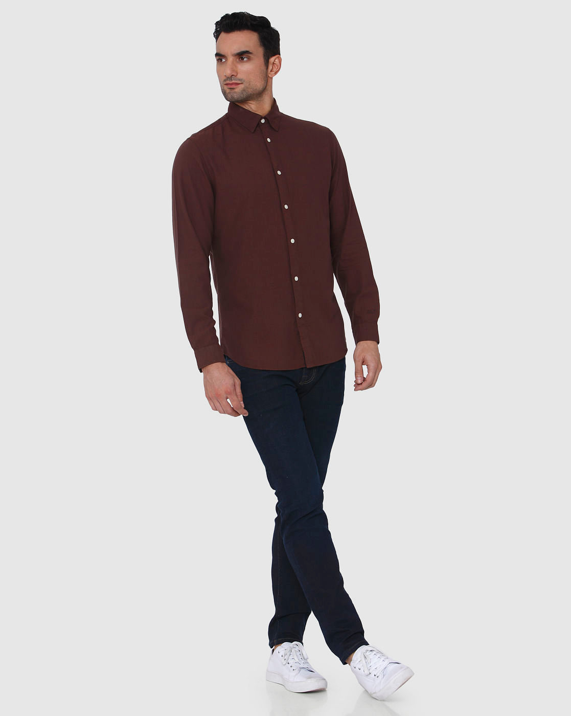 Red Full Sleeves Shirt