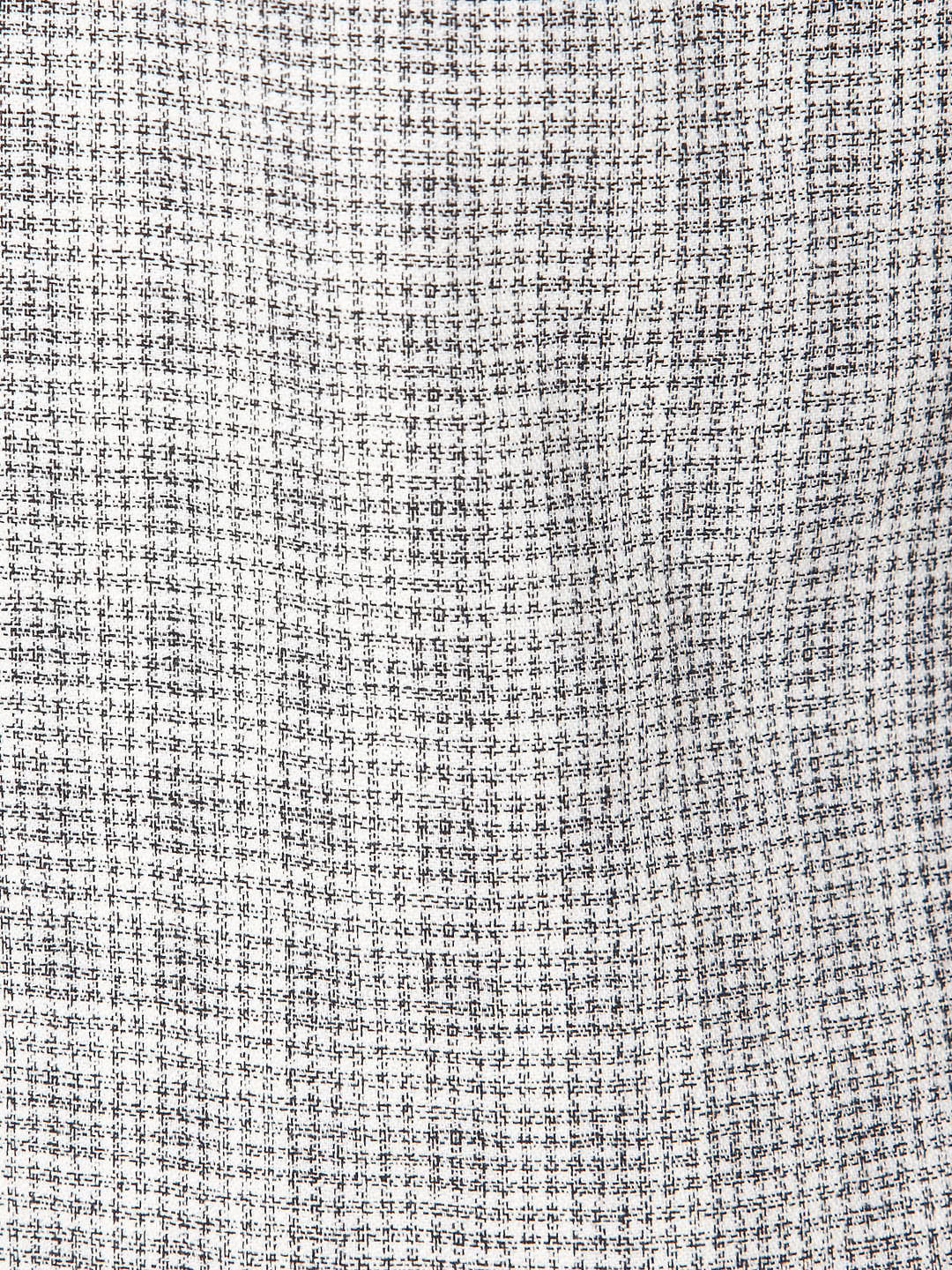 White Check Full Sleeves Shirt