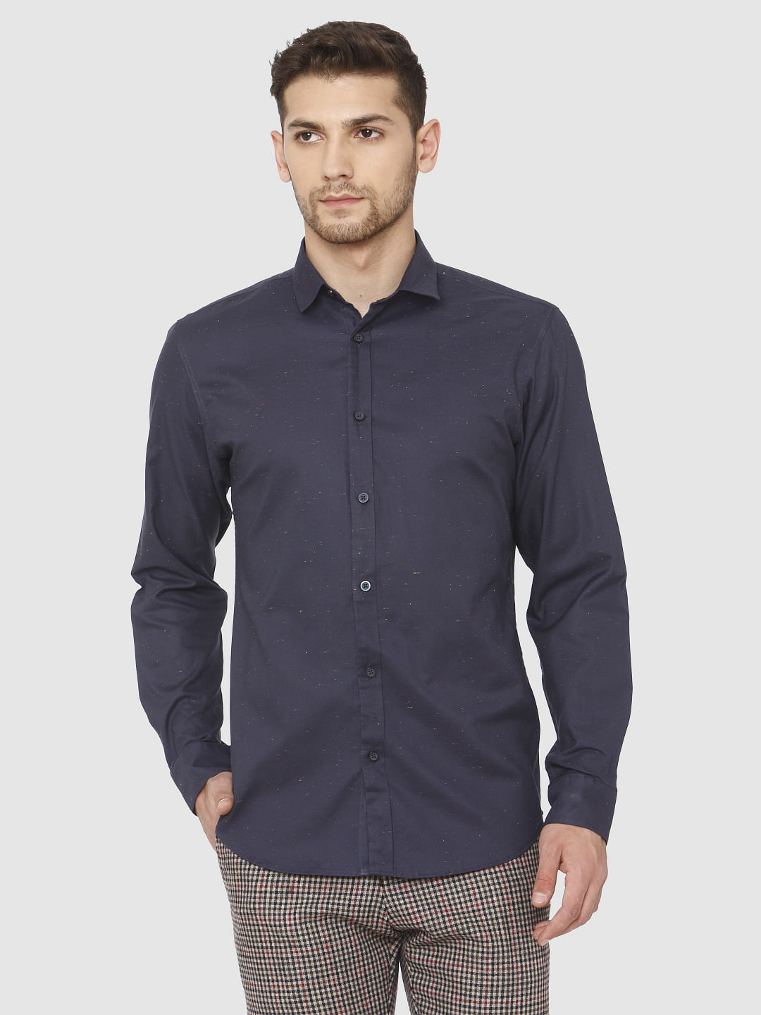 Blue Full Sleeves Shirt