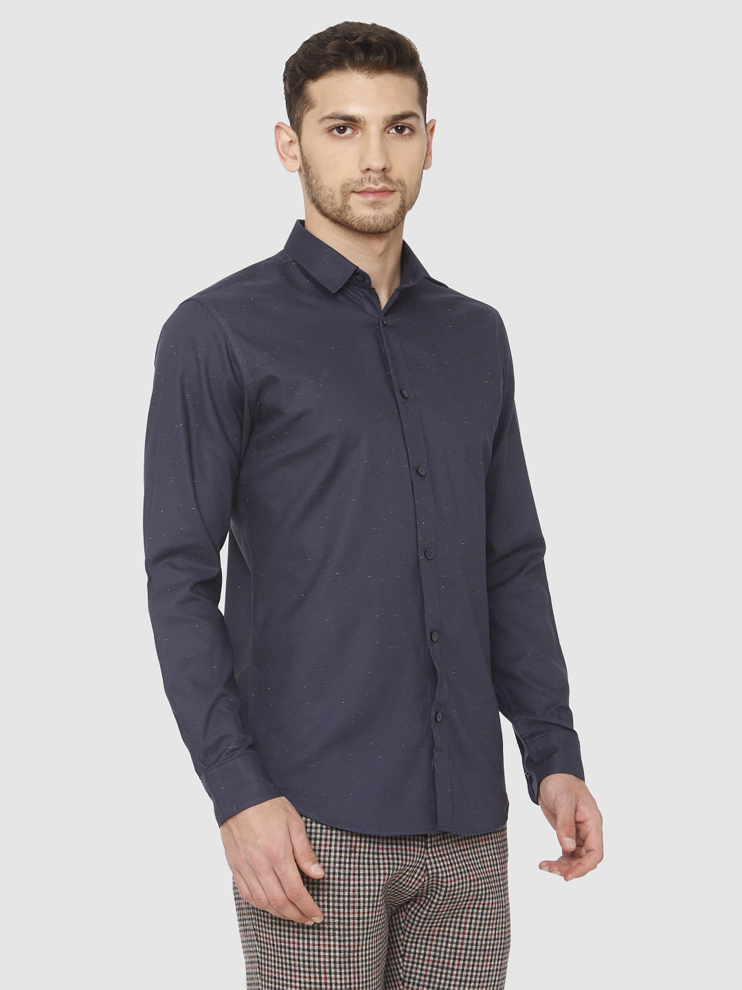 Blue Full Sleeves Shirt
