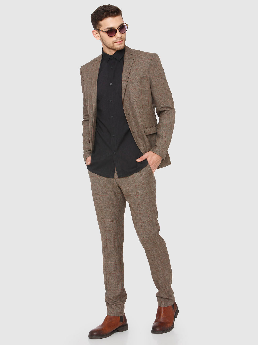 Black Loose Fit Formal Shirt