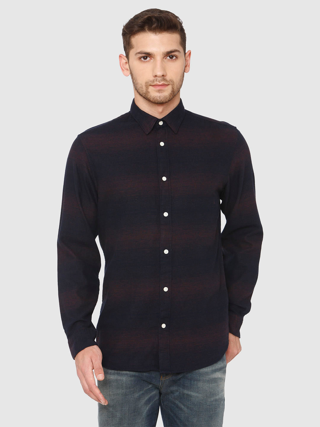 Brown Full Sleeves Shirt