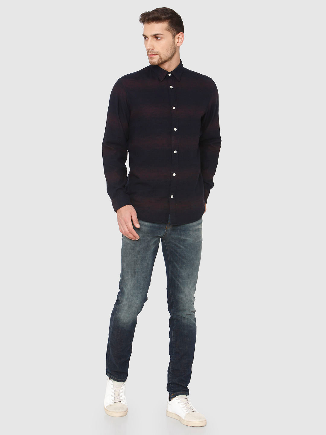 Brown Full Sleeves Shirt