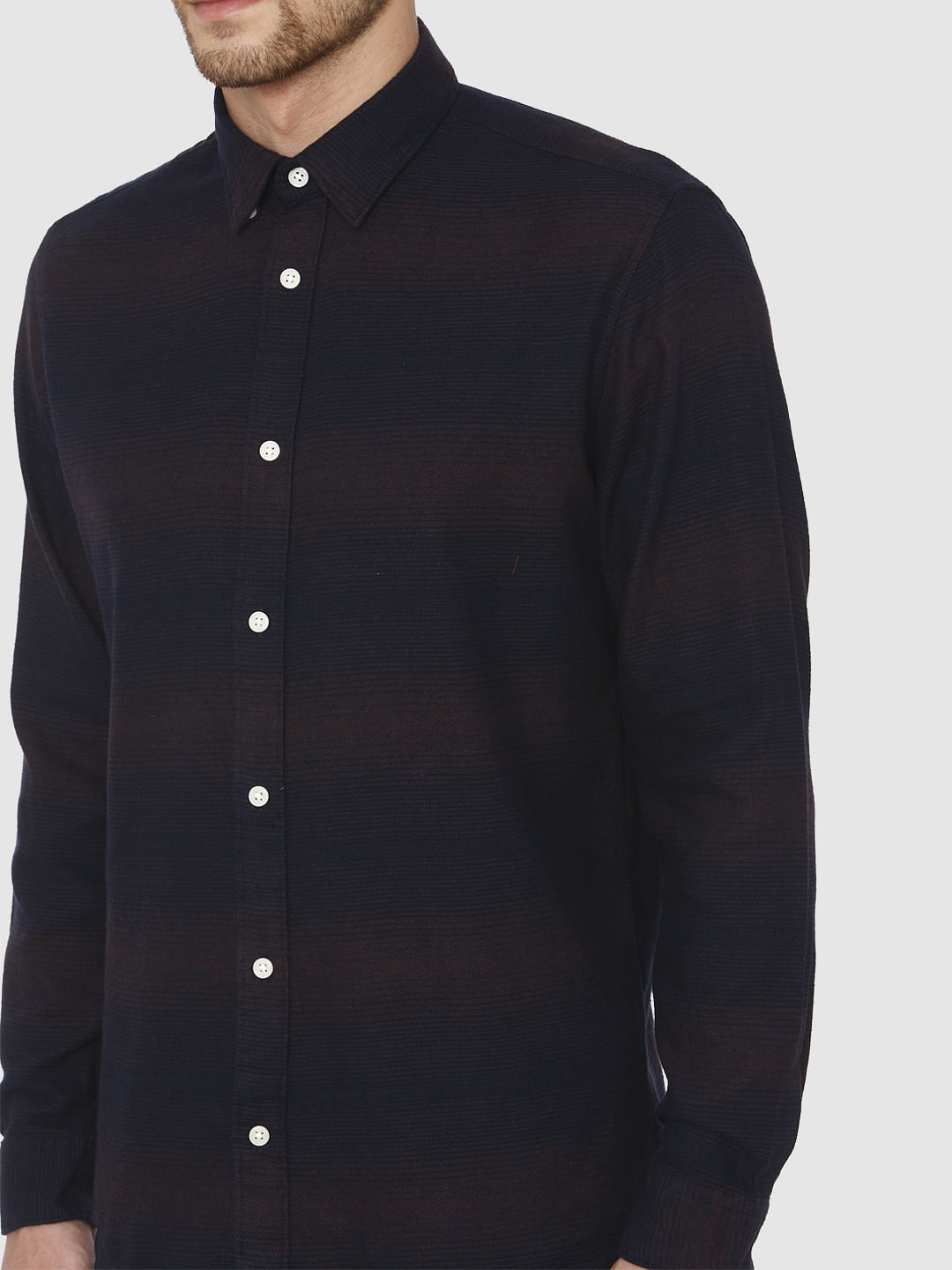 Brown Full Sleeves Shirt
