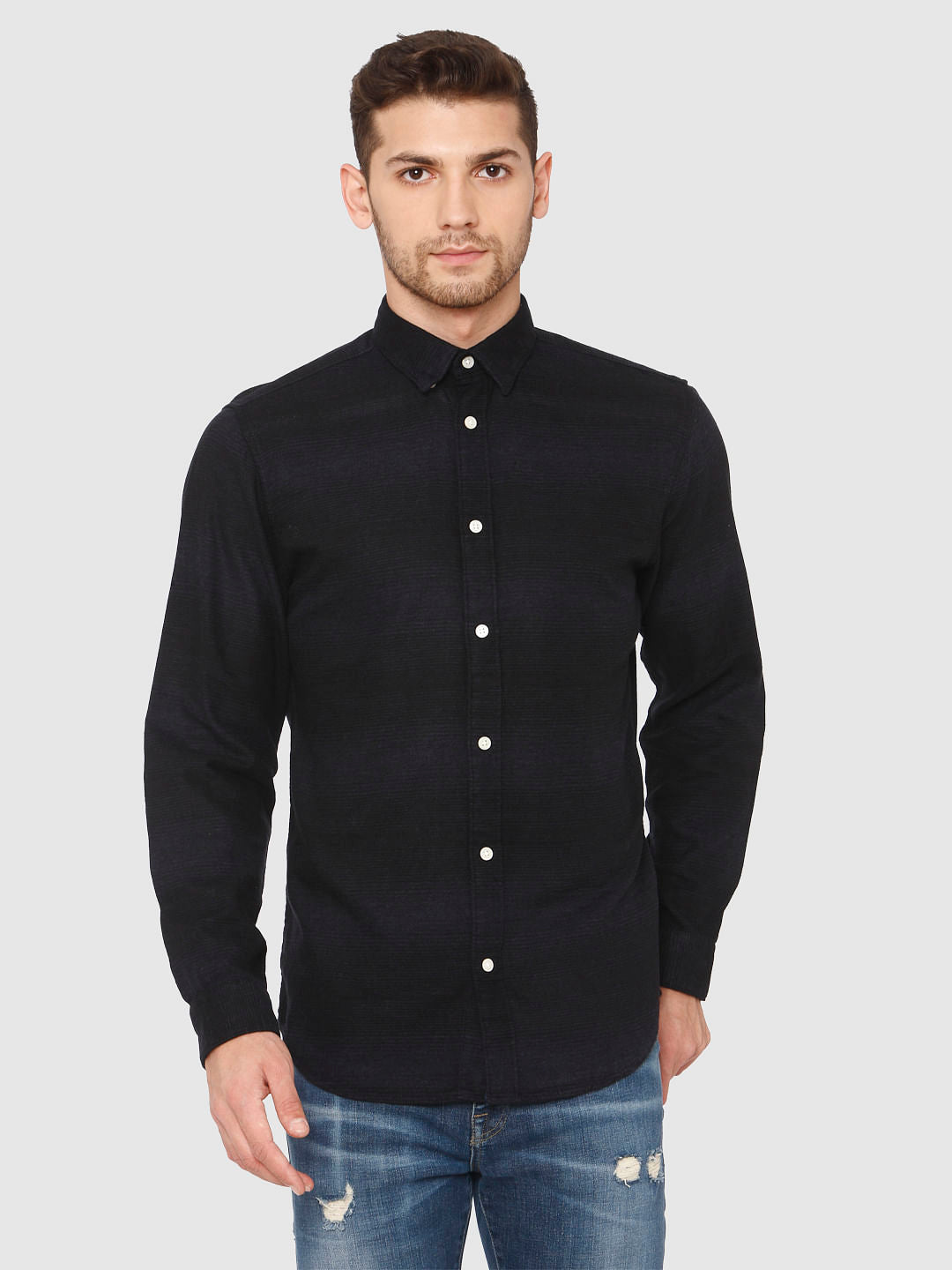 Black Full Sleeves Shirt