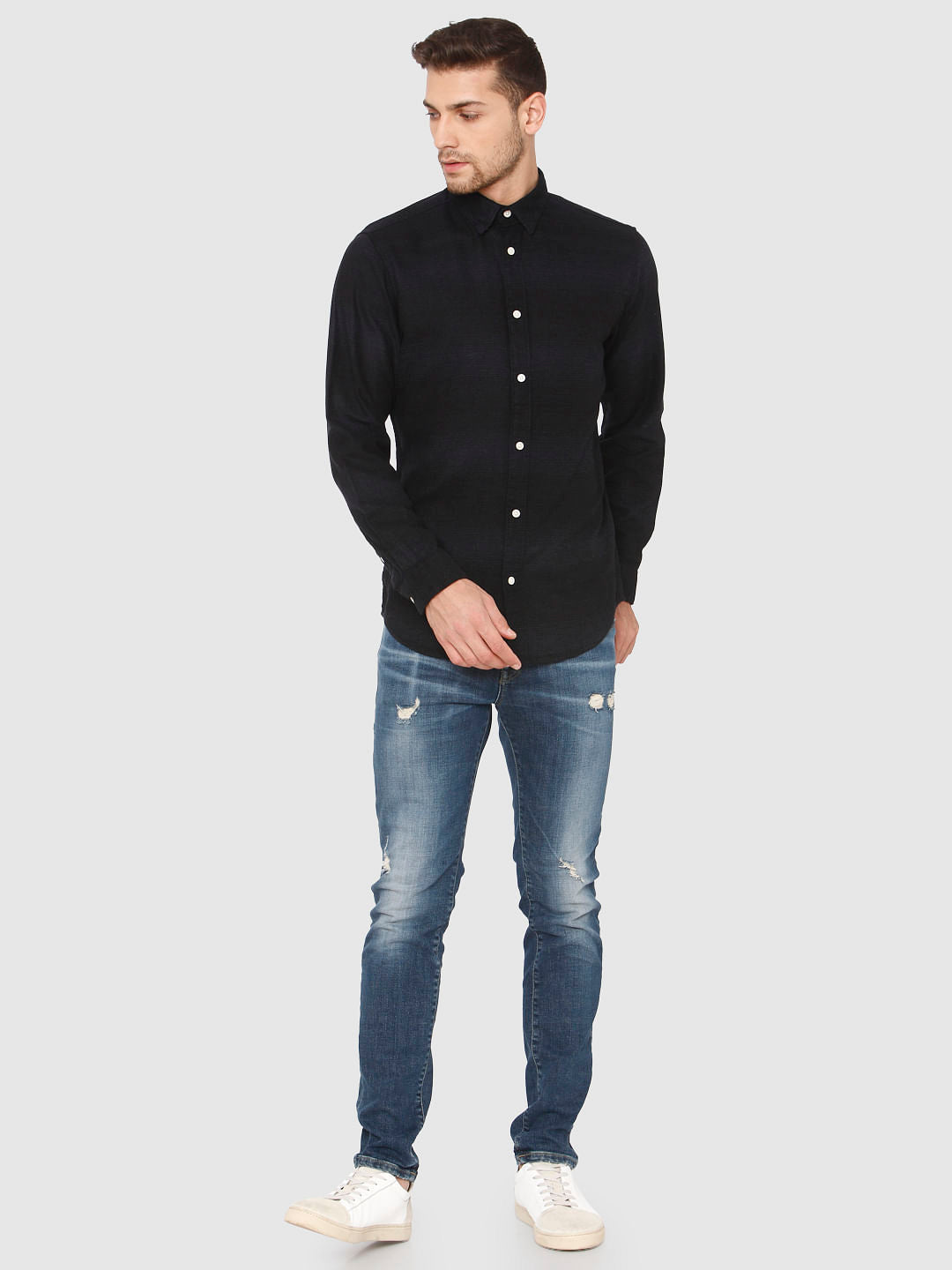 Black Full Sleeves Shirt