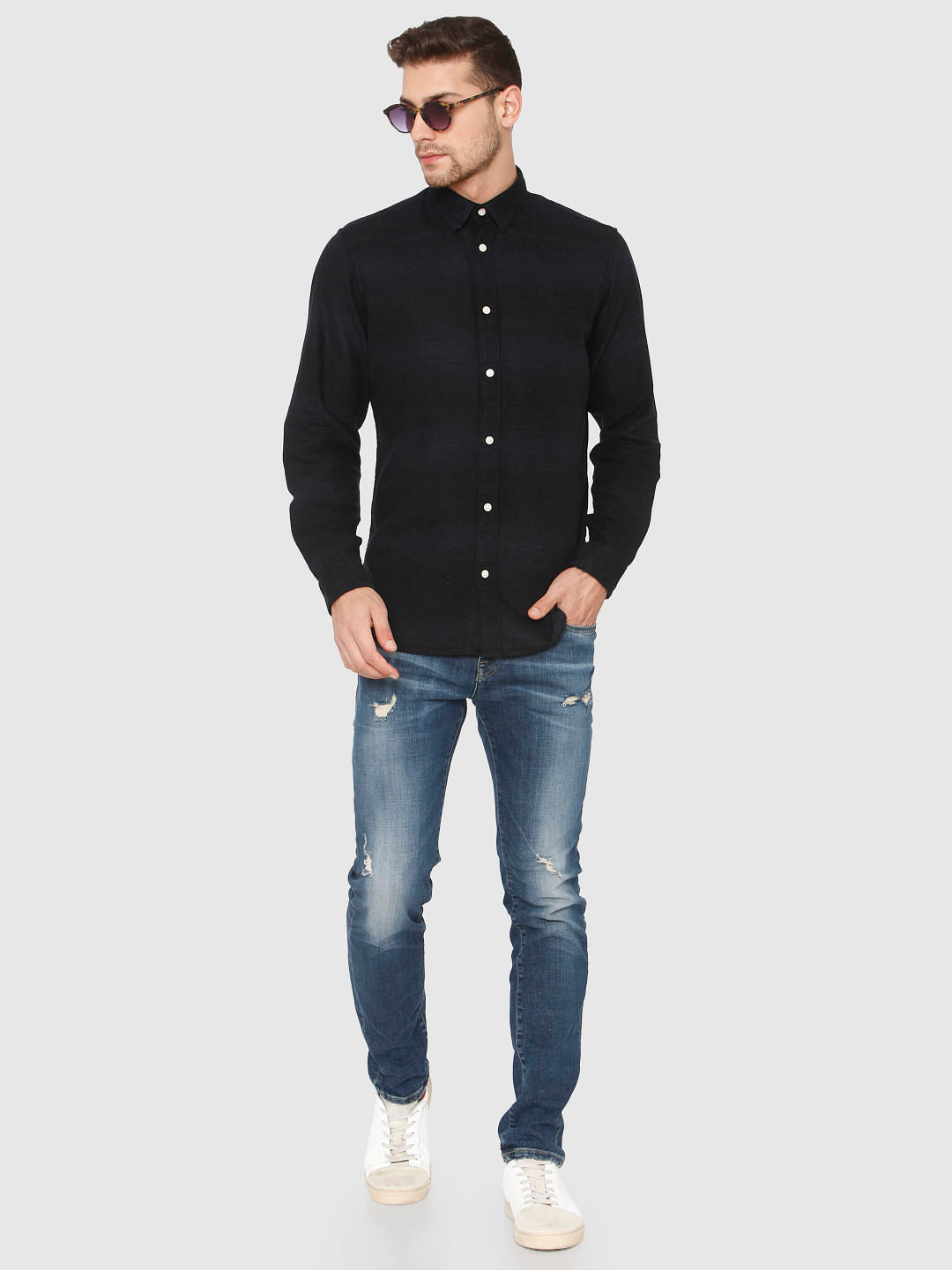 Black Full Sleeves Shirt