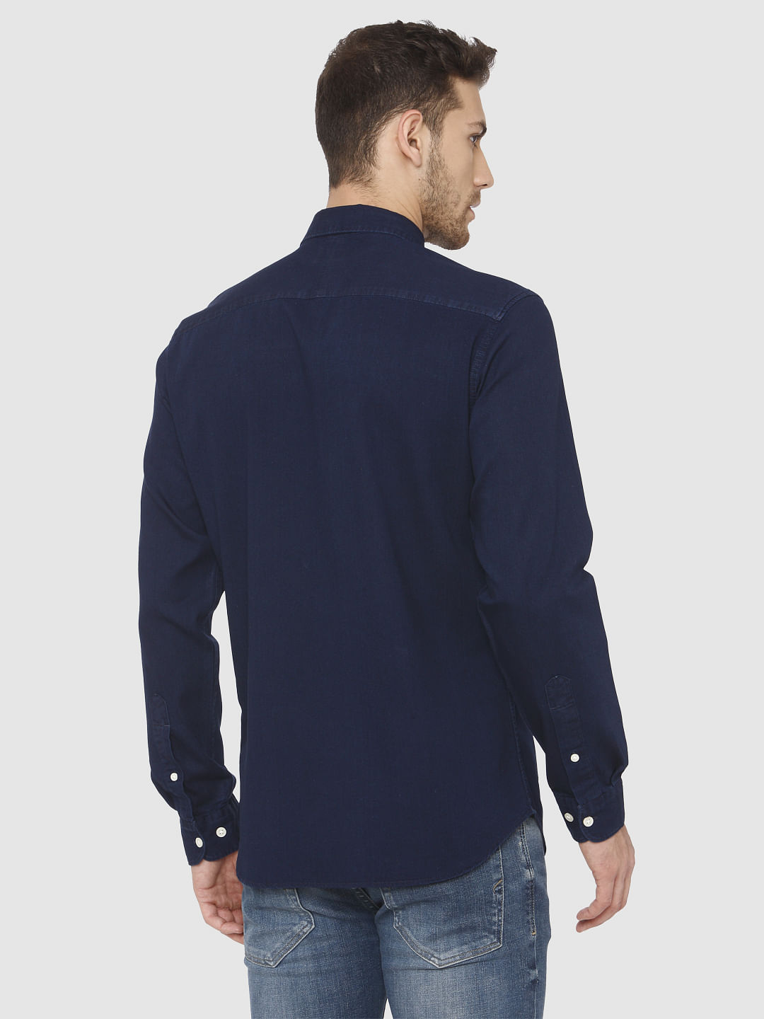 Blue Full Sleeves Shirt