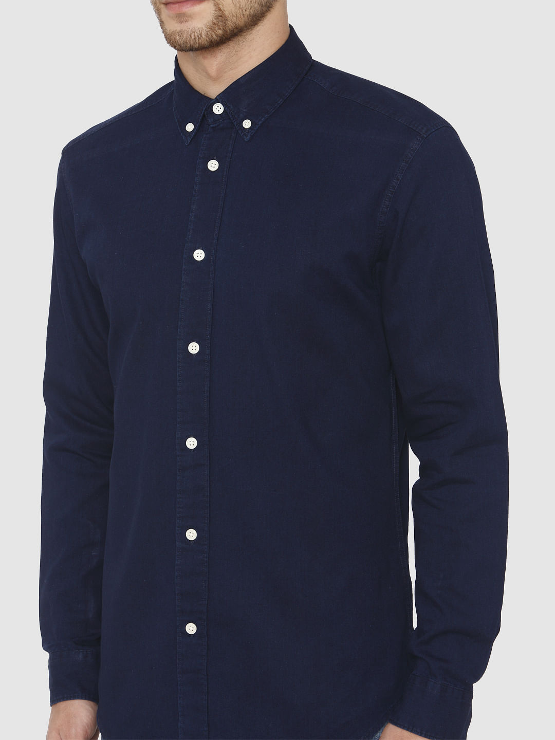 Blue Full Sleeves Shirt