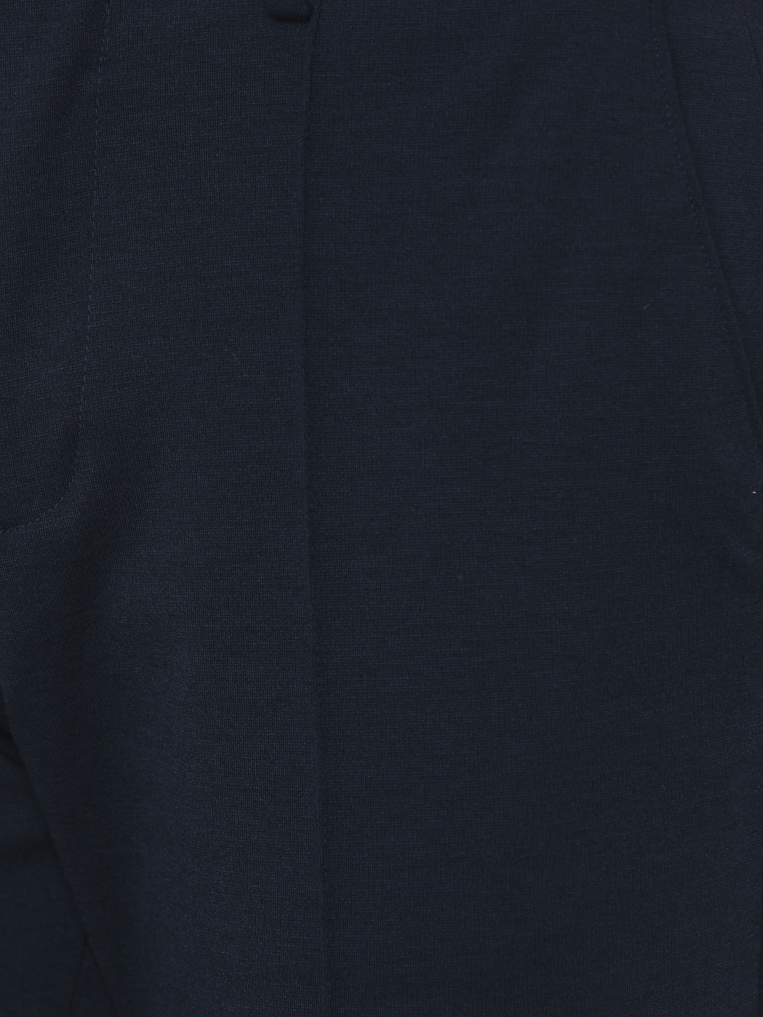 Dark Blue Tapered Fit Pants