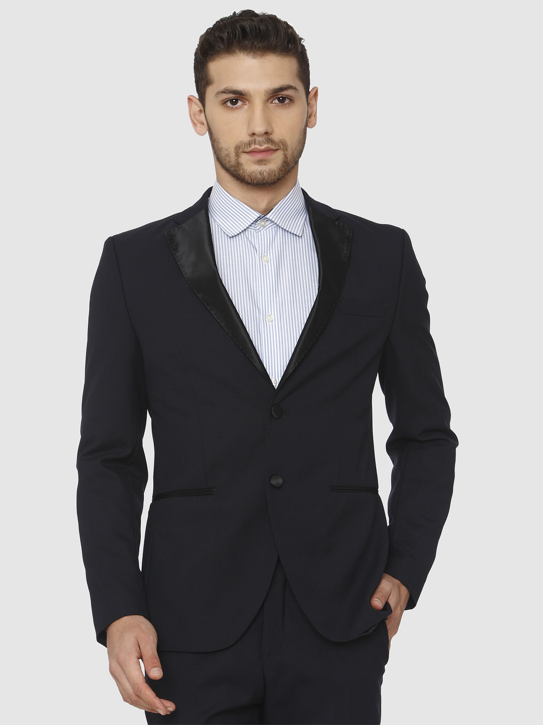 Navy Blue Double Button Tux
