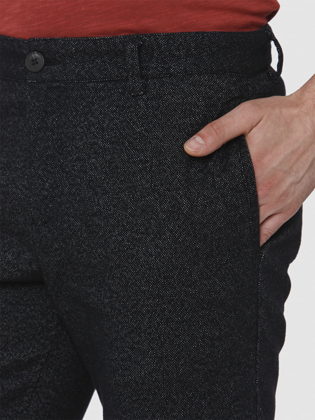 Black Slim Fit Pants