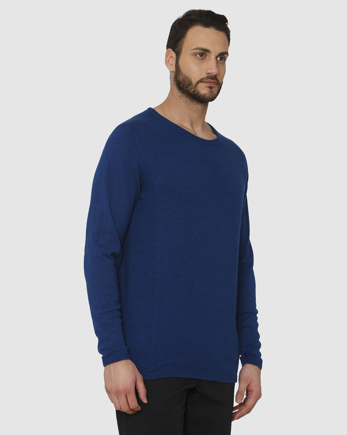 Blue Crew Neck T-Shirt