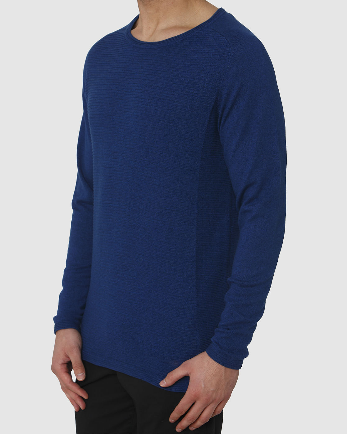 Blue Crew Neck T-Shirt