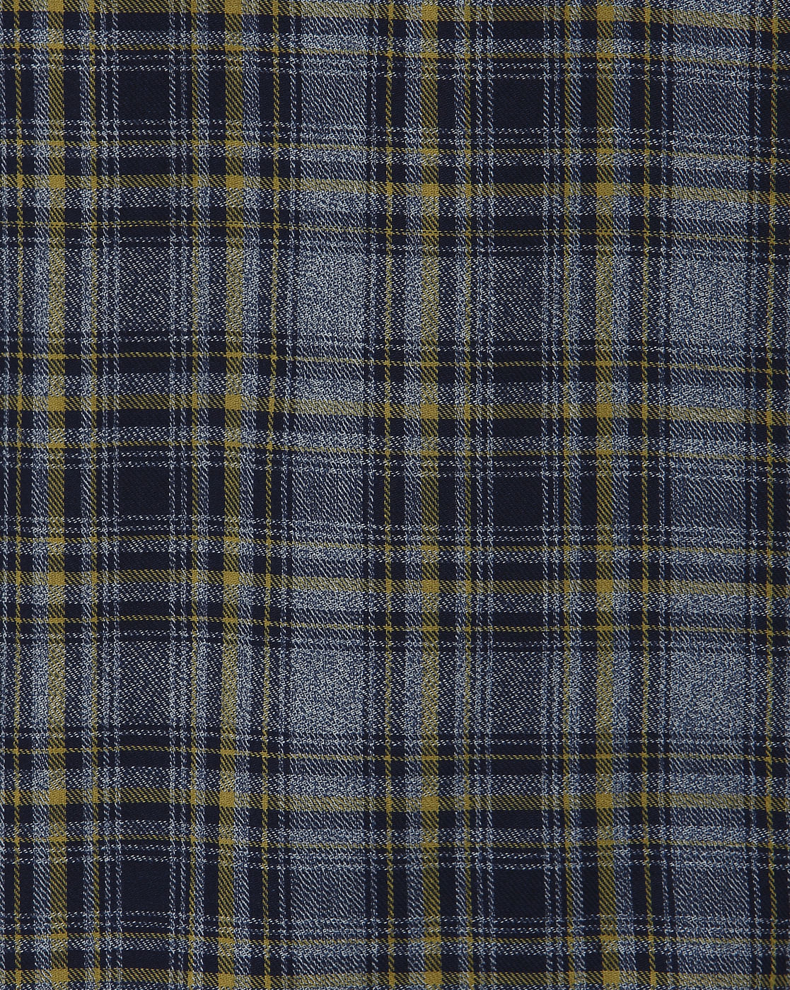 Dark Blue Tartan Checks Slim Fit Full Sleeves Shirt
