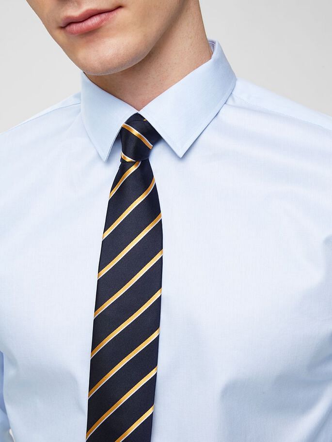 Light Blue Slim Fit Full Sleeves Formal Shirt
