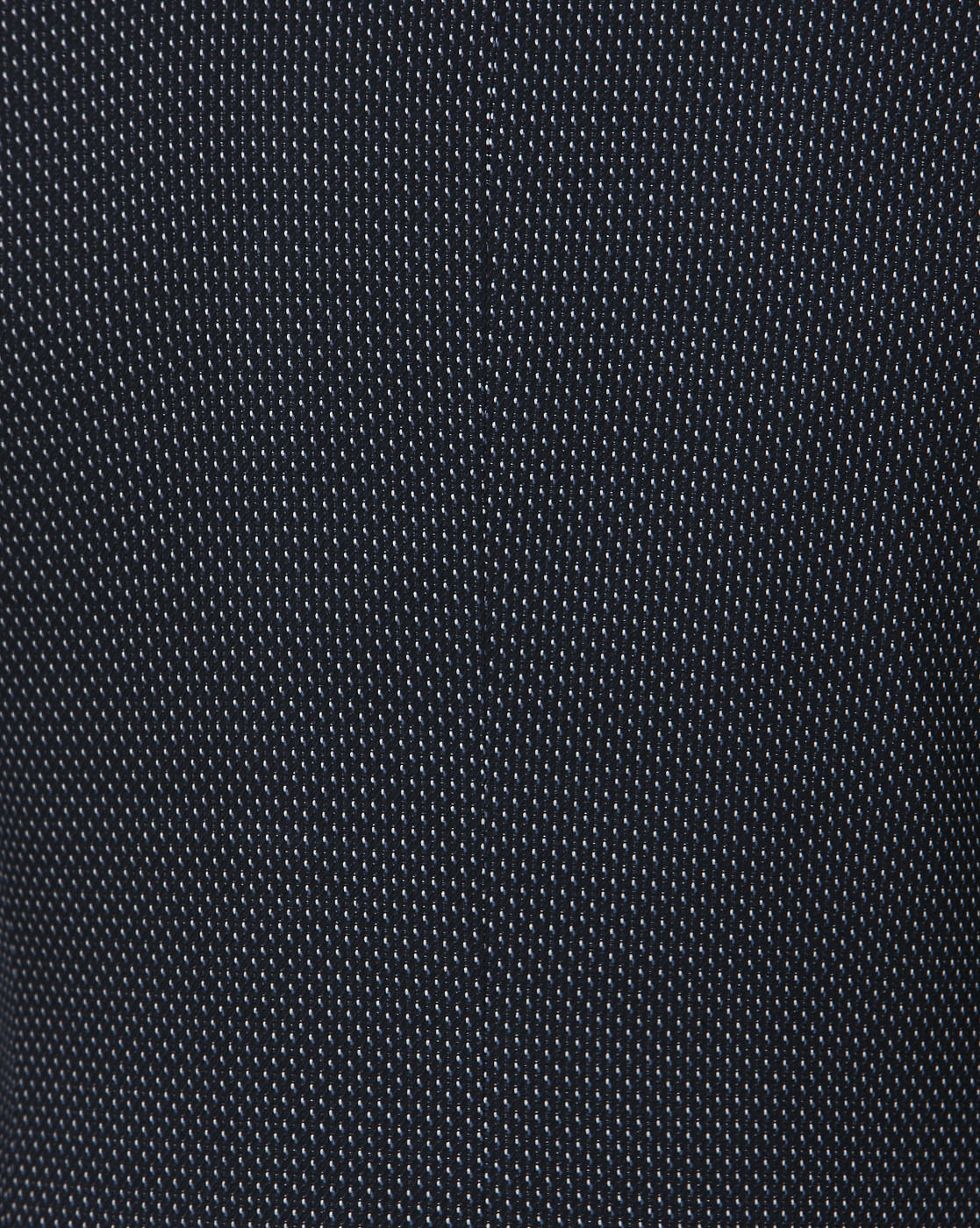 Navy Blue Dotted Double Button Slim Fit Blazer