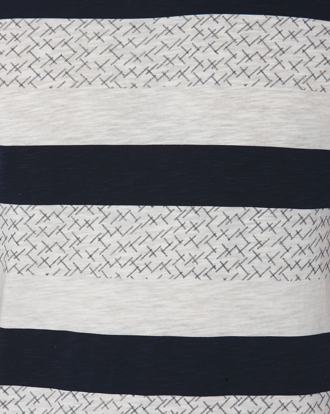 White Colour Blocked Crew Neck T-Shirt