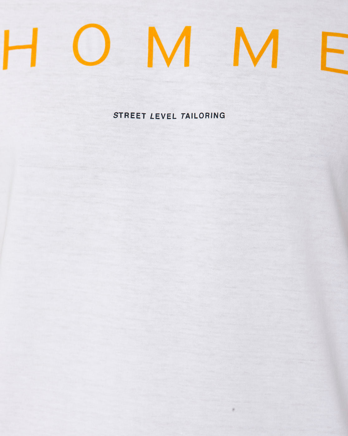 White Text Print Crew Neck T-Shirt