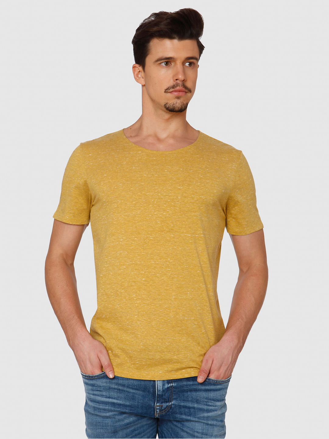 Yellow Crew Neck T-Shirt
