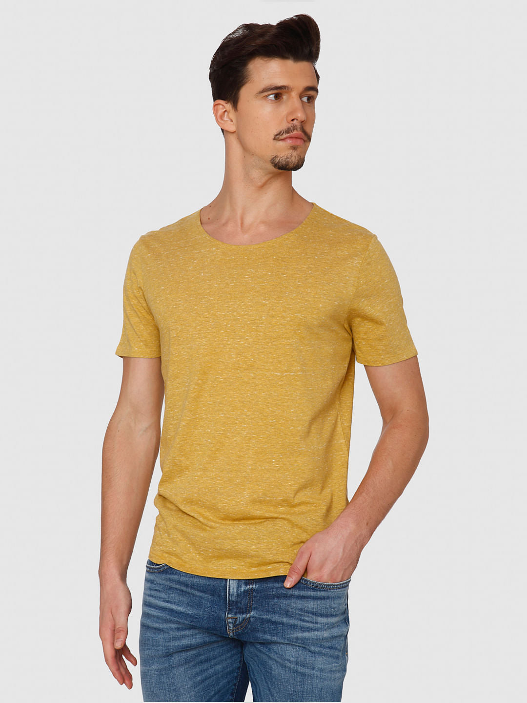 Yellow Crew Neck T-Shirt