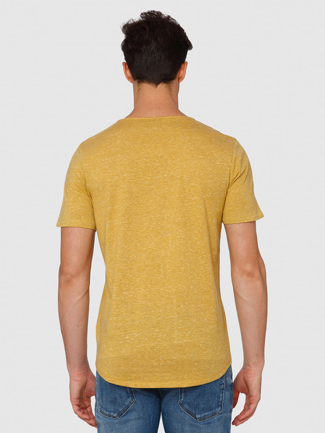 Yellow Crew Neck T-Shirt
