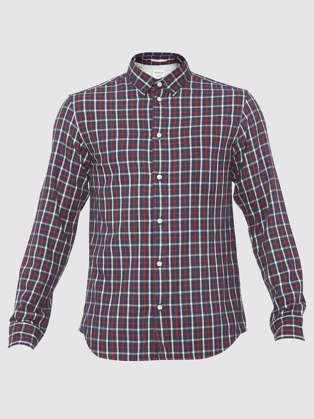 Red Check Full Sleeves Shirt