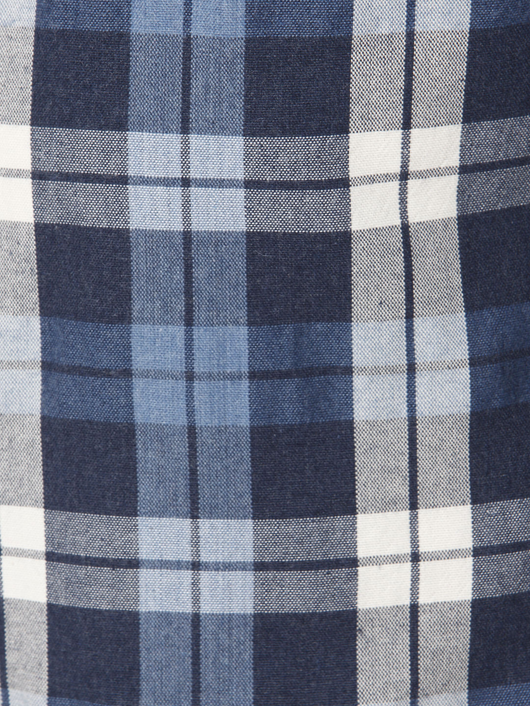 Blue Check Full Sleeves Shirt